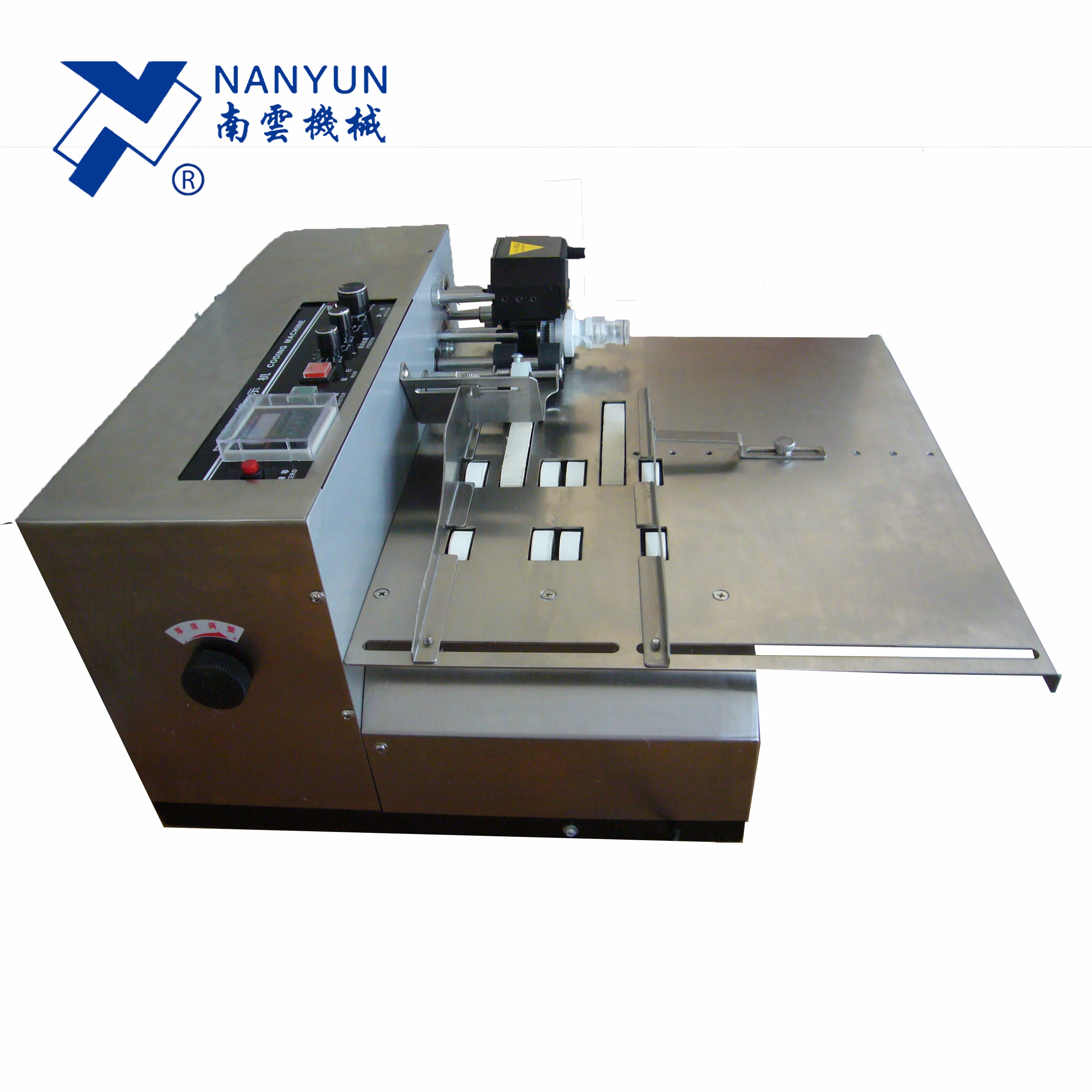 Nanyun NY-810 непрерывная Твердые чернила даты крена принтер для коробка бумажных карточек пластиковая сумка