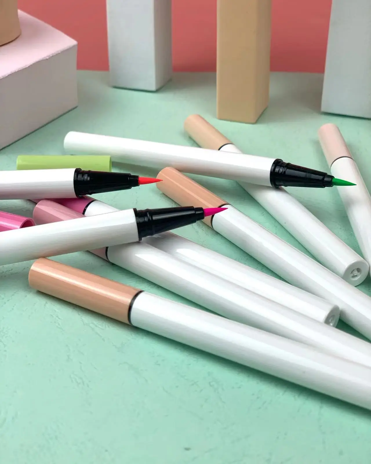 Smooth Pencil Multicolor Fluorescent Smudge-proof High Pigmented Waterproof Body Art Pencil