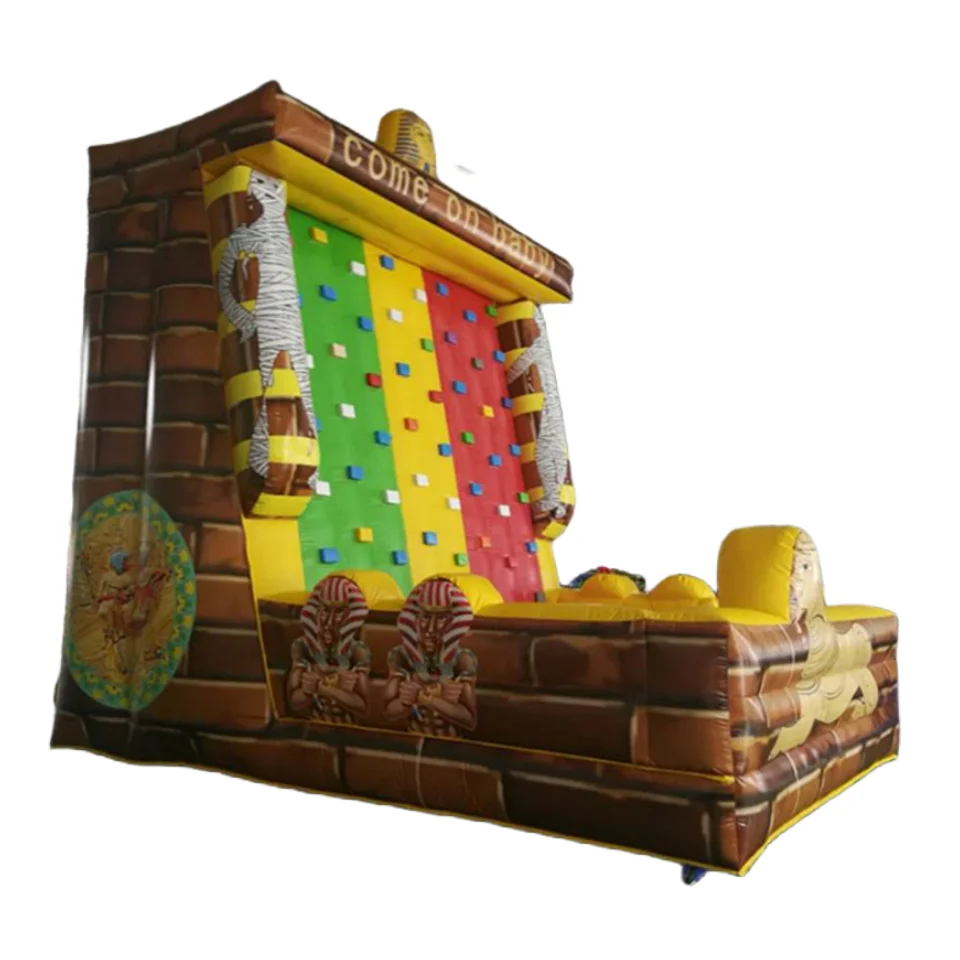 Factory Customized Commercial Kids Inflatable Rock Climbing Wall Climb Mountain For Sport Game inflatable climber bouncy game