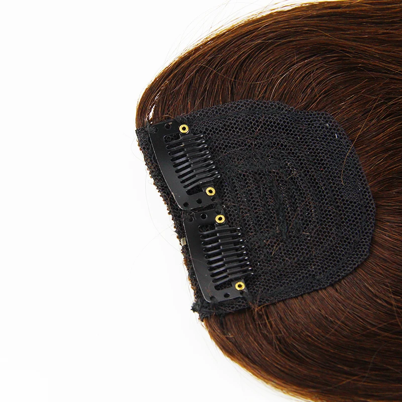 Оптовая продажа, недорогие 100% бразильские человеческие волосы Remy, фронтальные накладные волосы с зажимом для челки, человеческие волосы для наращивания