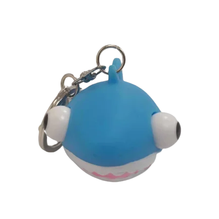 Customized cute pvc shark keychain plastic mini action figures vinyl anime figure toys craft toys
