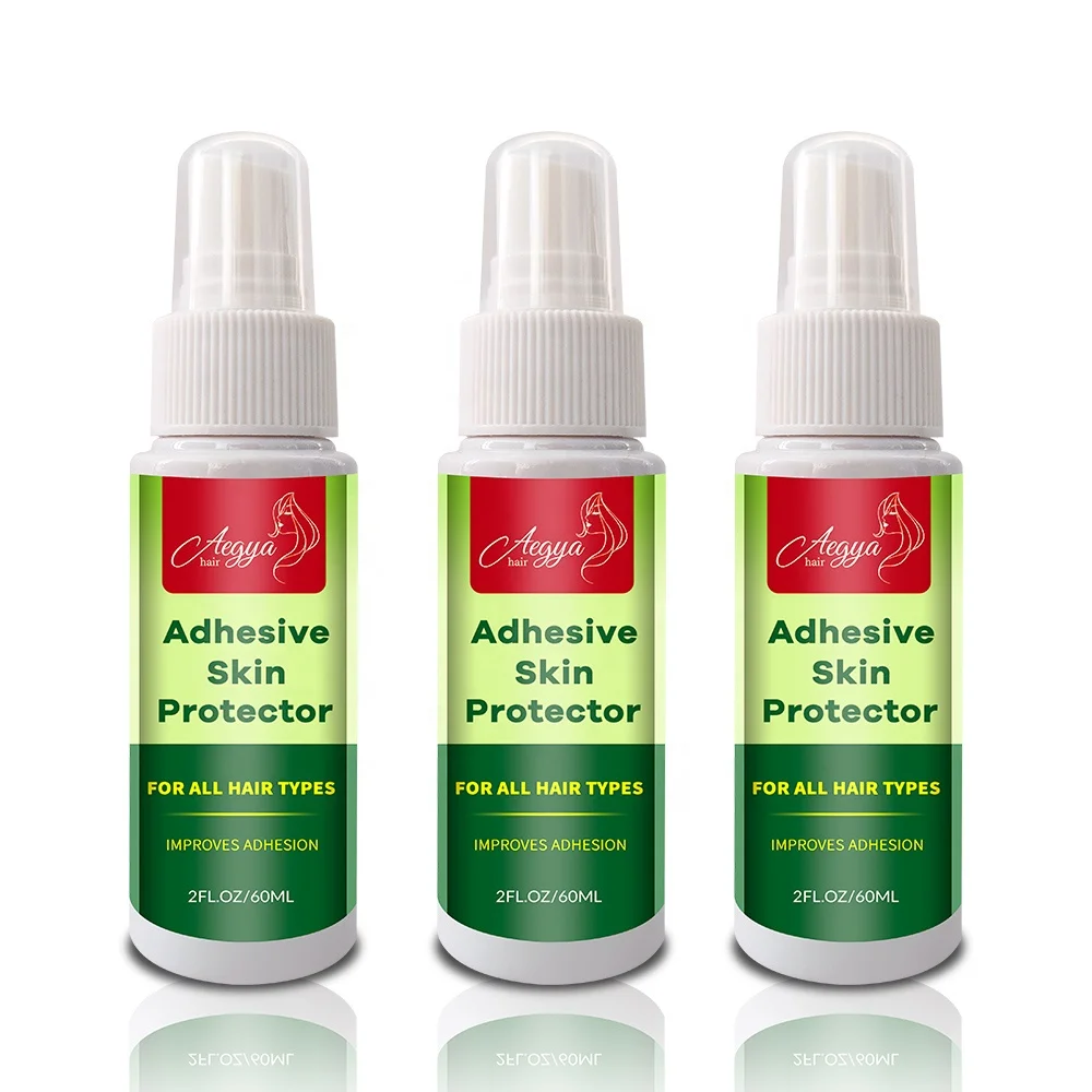 Best Skin Protect Spray Private Label Adhesive Lace Front Glue Skin Protectant Spray For Lace Wigs