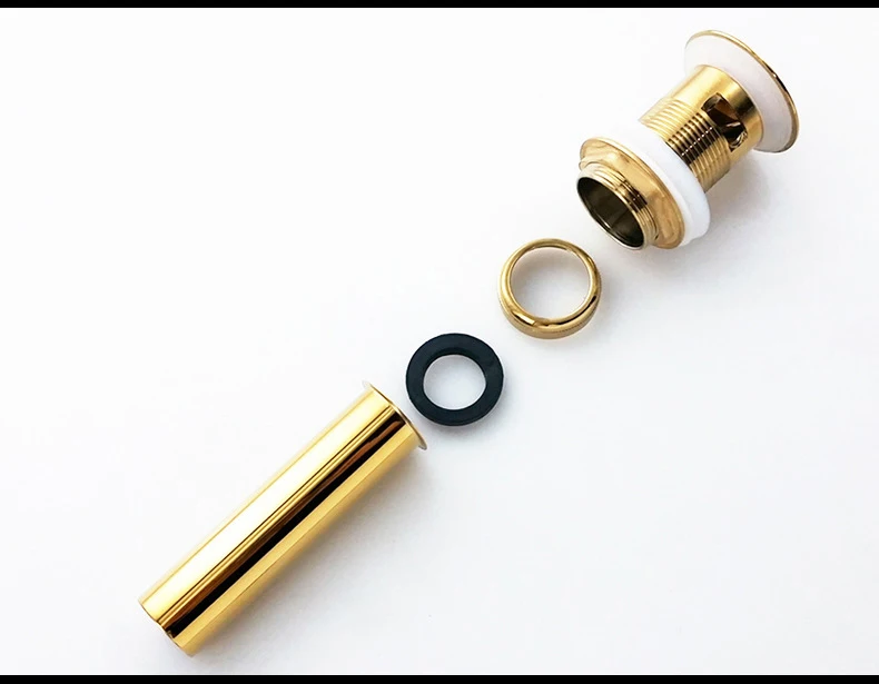 Bathroom Brass Pop Up Click Clack Sink Drainer Waste Kits Drain Stopper