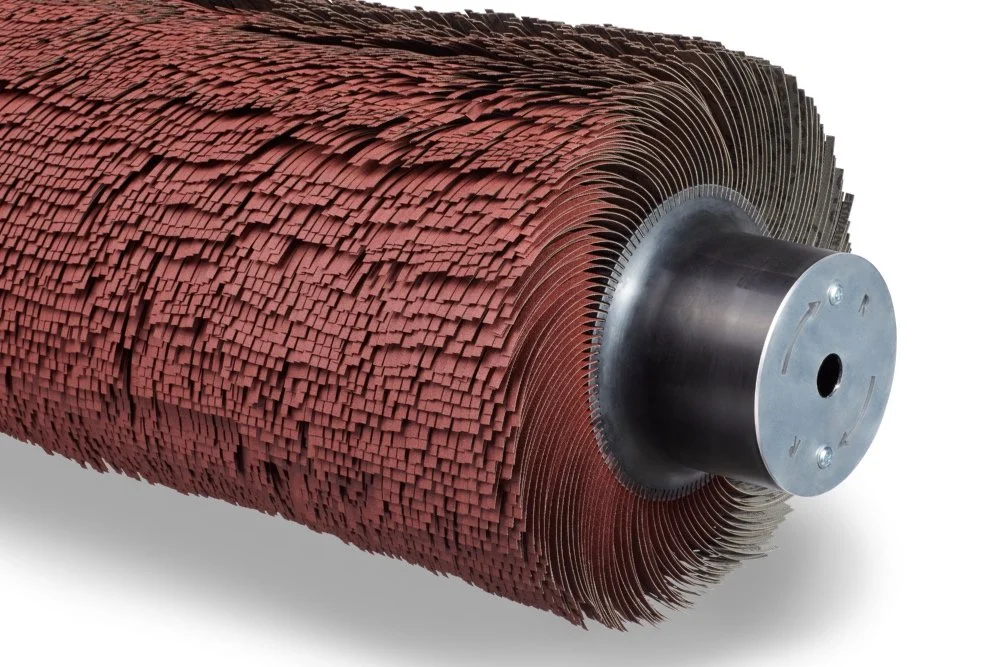 Abrasive Flap Grinding Wheel Emery Cloth Wire Polishing Wheel For Curved Irregular Surface