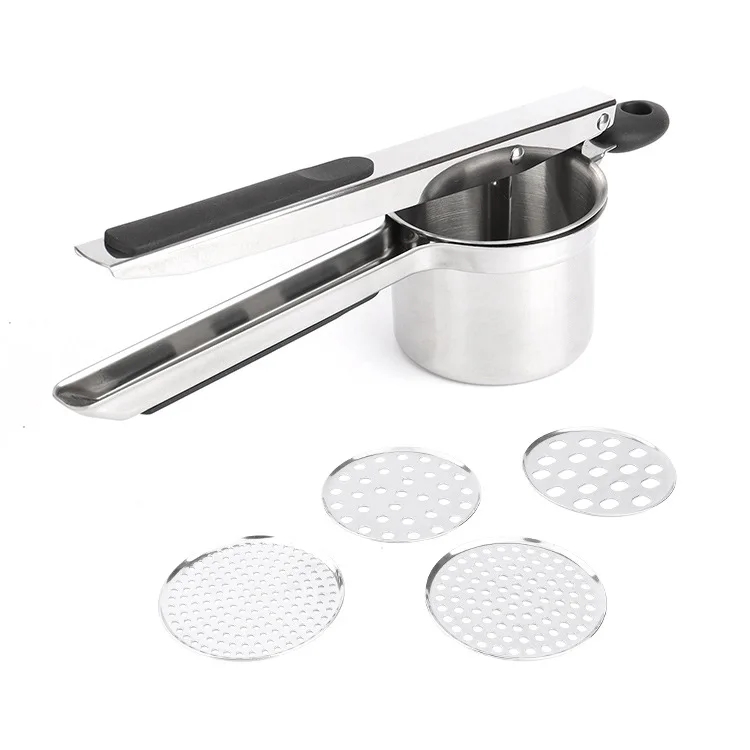 Online New Product Selling Stainless Steel Mashed Potato Making Machine Juicer Machine Burger Presser Pressure