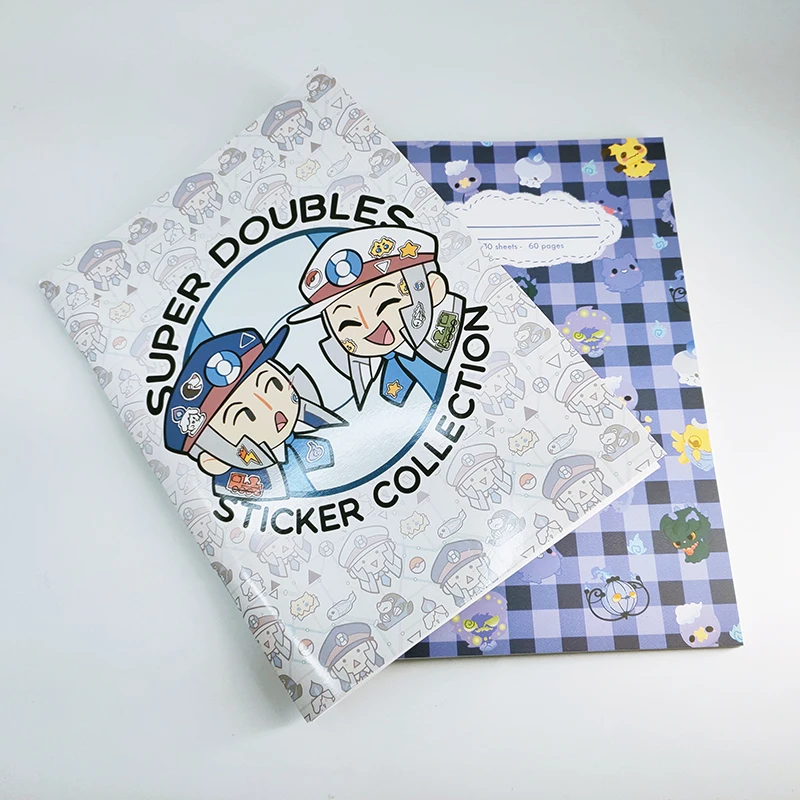 Release paper sticker  reusable adhesive  release with double sided  book