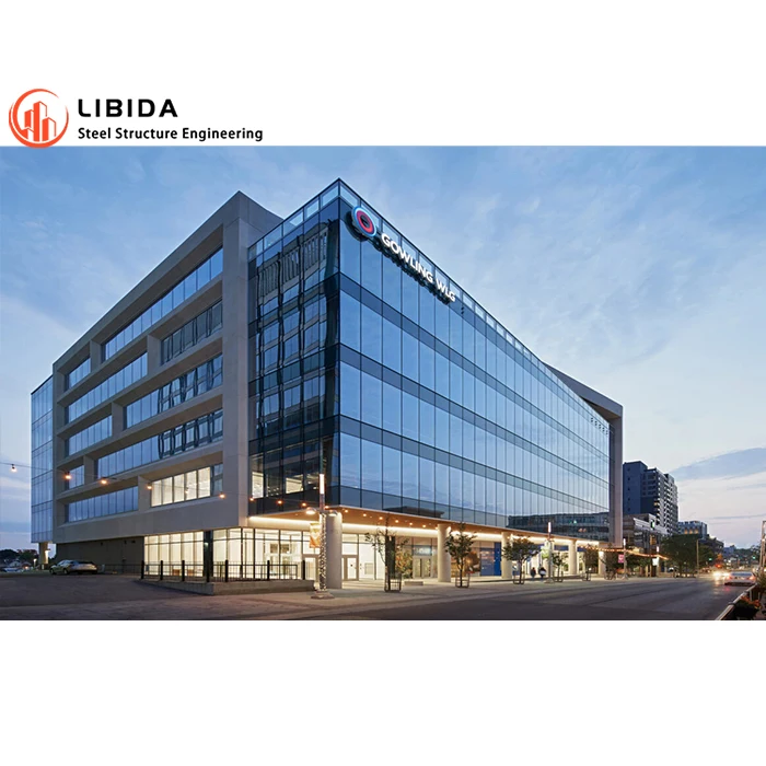Высококачественная сборная стальная конструкция, складское офисное здание