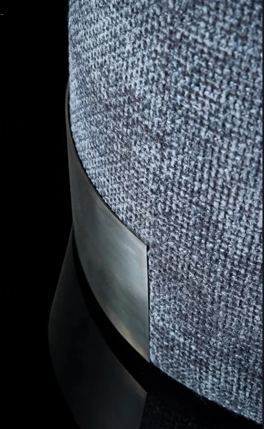 Stool Home Living Room Furniture Set Round Seated Cloth Luxury Modern Design European Style Fabric Home Office Hotel Apartment