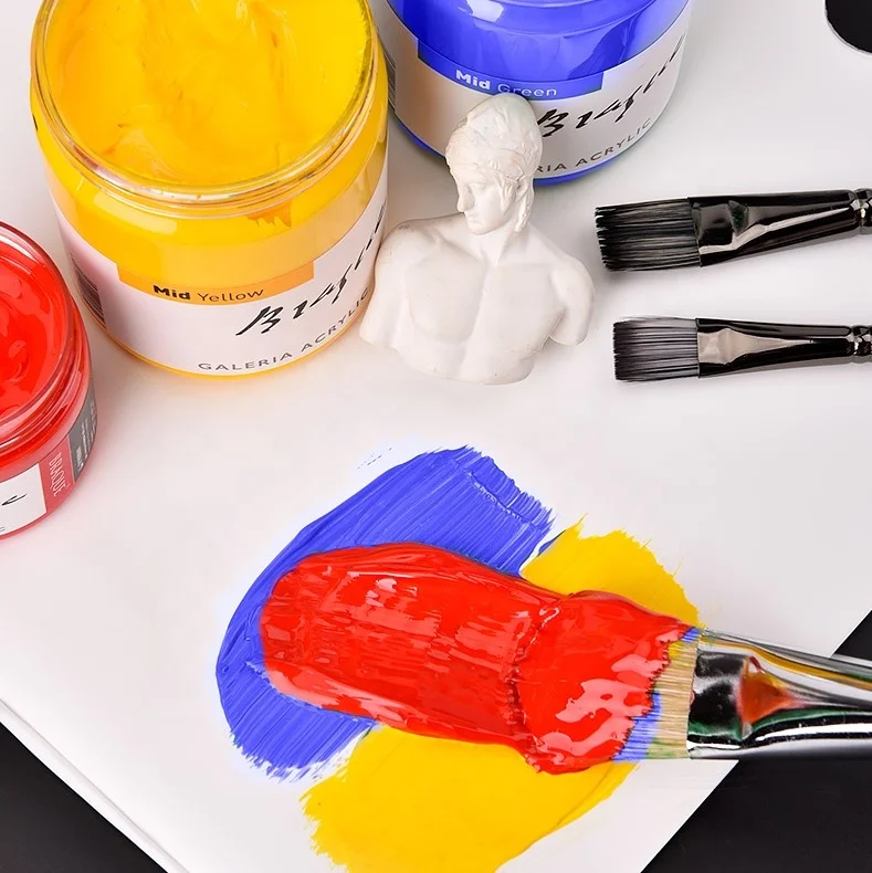 Hot Sale 100ml Paints Acrylic Art Paint Set Certificated Supplier OEM For Canvas And Paper Painting