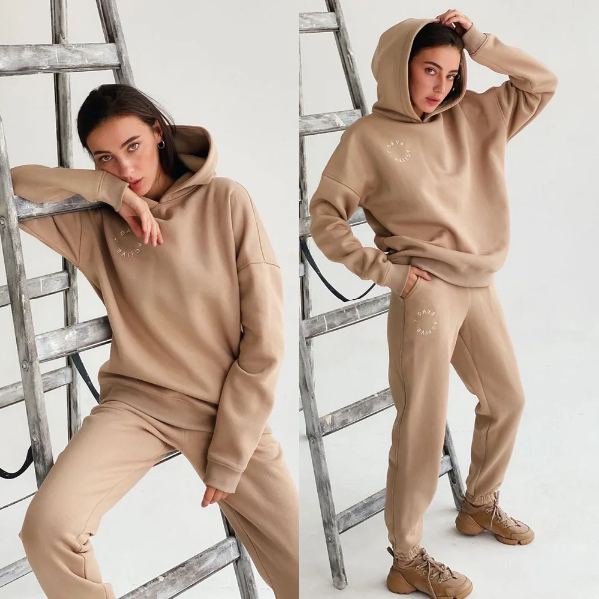 
China manufacturer OEM/ODM street style custom fashion hoodies for women 