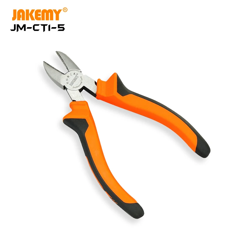 JAKEMY High Quality Multi-functional 8 Inches Diagonal Pliers DIY Hand Tool for Household Item Electrical Wire Cable Cutting
