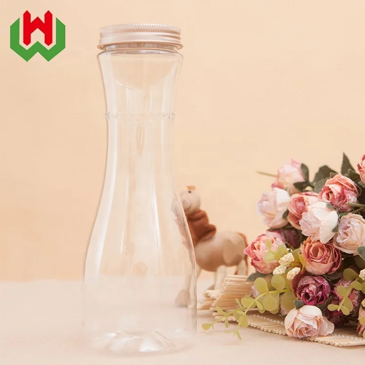 500ml Portable Transparent PET Plastic Beverage Bottle Leakproof Empty Storage Container Juice 48oz PP Shampoo Lotion Cream Food