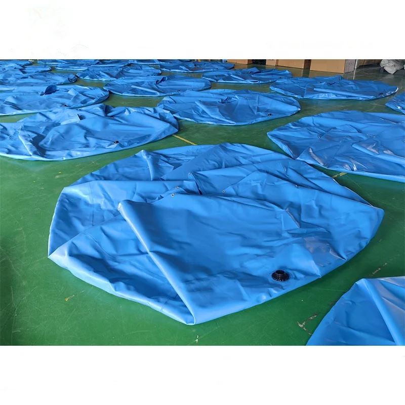 Factory Whosale Foldable PVC Tarpaulin With 0.5mm ~1.5mm Thickness for Water Storage or Fish farming