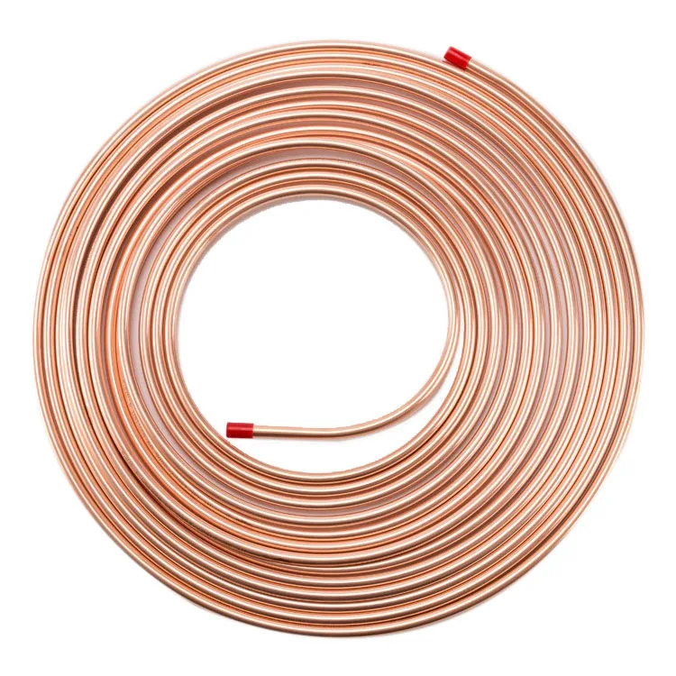 Manufacture Price C11000 C12200 Red Copper Pipe Coil Air Conditioning Copper Pipe 3/8 1/4 1/2