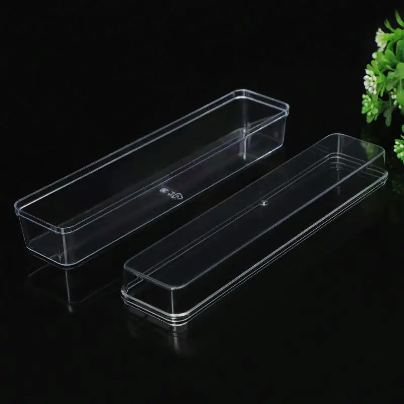 Rectangular Transparent Acrylic Packaging Box Mousse Biscuit Packaging Box Plastic Box