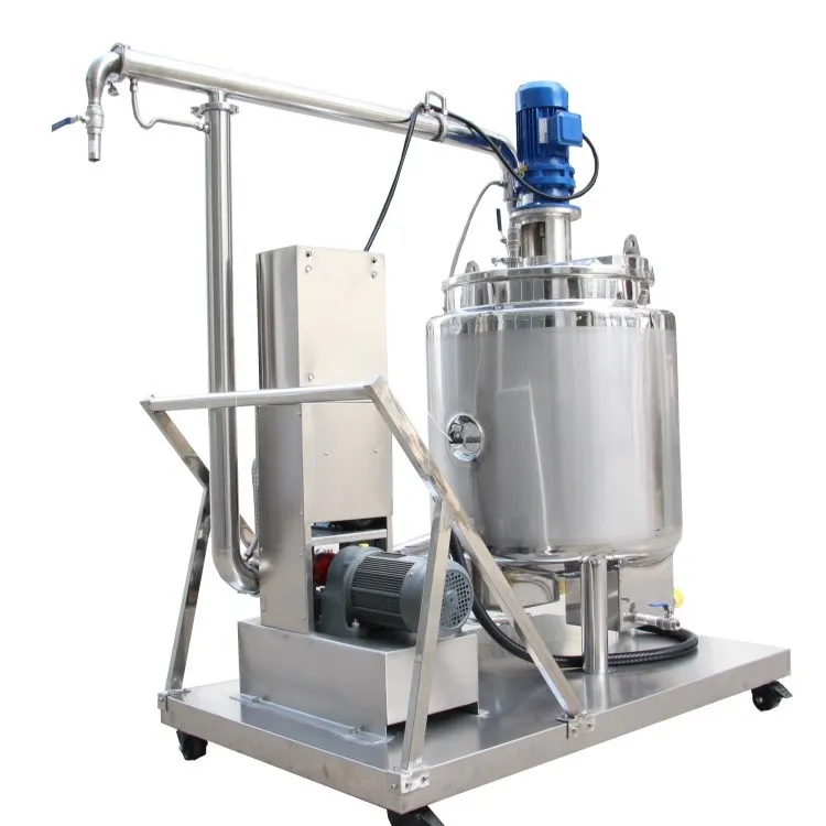 100-2000L Stainless steel double layer chocolate Melting heating mixing tank