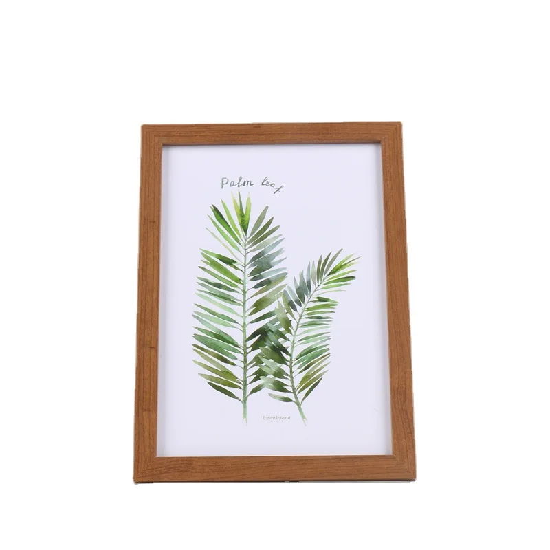 Factory Direct Wholesale Modern Style Multicolour Wooden Poster Picture Square Frames For Home Decor