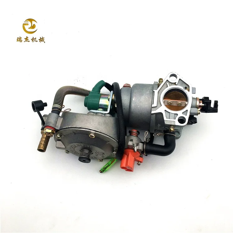 Двойной топливный генератор карбюратора сжиженного нефтяного газа для двигателя Honda GX390 188F Новинка