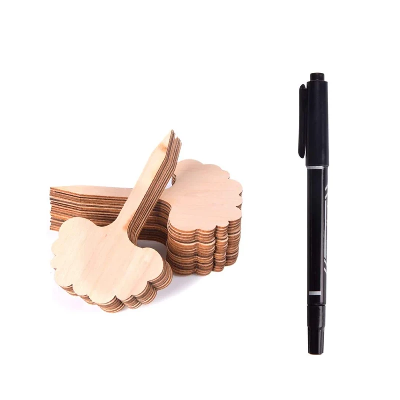 Garden Supplies Environmental For Nurseries Plant Growing Thick Tag Label Bamboo Plant Labels