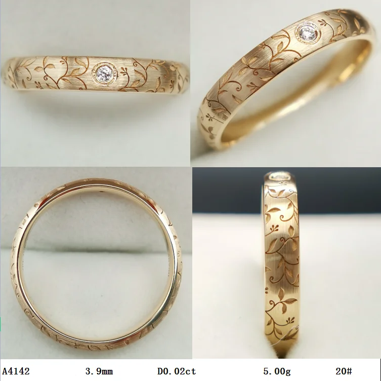 Новый Дизайн Ювелирные изделия 18k золото белый/желтый цвет лаборатории выращенные бриллианты пара кольцо Горячая Распродажа