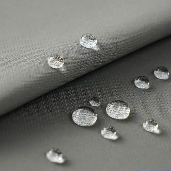 Professional Standard 240t Polyester Dewspo Fabric Waterproof Milky PU Coated Outdoor Material Clothing 100% Polyester Dresses