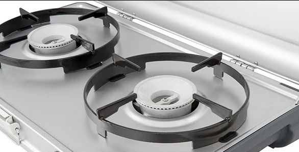 2 Burner Outdoor Camp Kitchen 2 Stove Portable Foldable Camping BBQ Grill Gas Stove