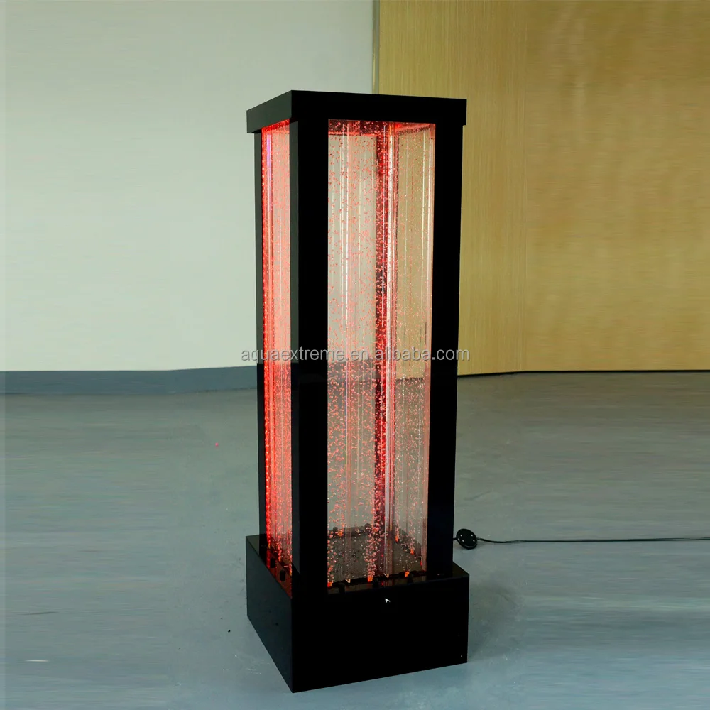 Home Decoration Water Bubble Panel Water Bubble Wall Divider Column LED Light Changing Color With Remote Controller