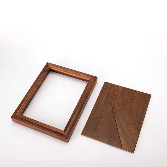 Solid wood retro photo frame table can be customized wall decoration photo frame