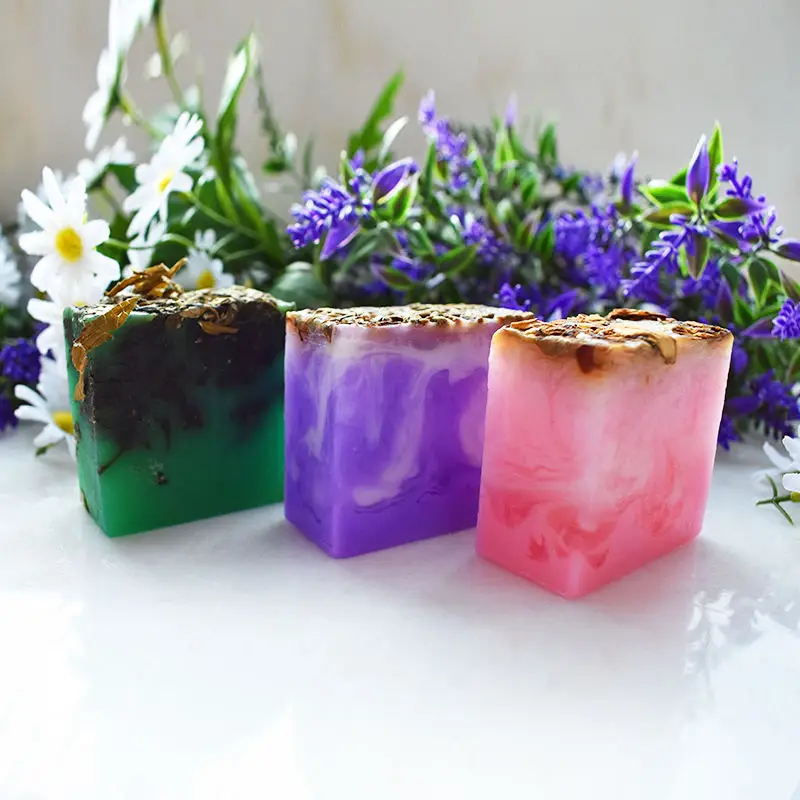 amino acid essential oil flower baby moroccan bath transparent round honey handmade soap