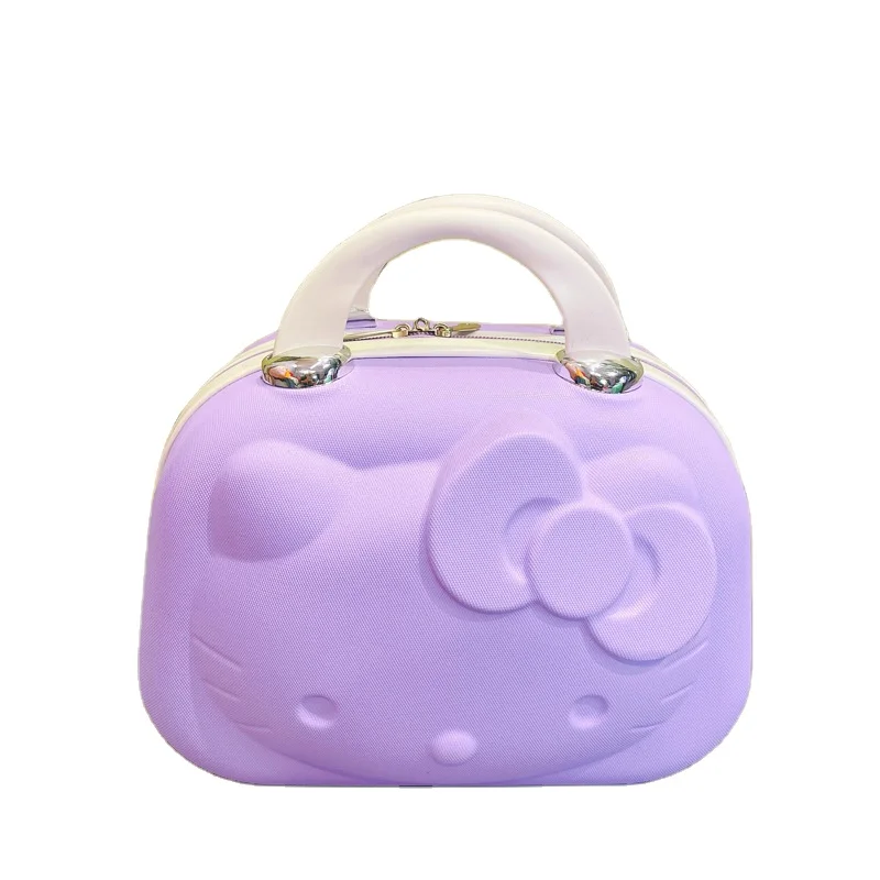 HL Waterproof travel portable small luggage case makeup boxes cosmetic makeup suitcase case traveling luggage kitty suitcase