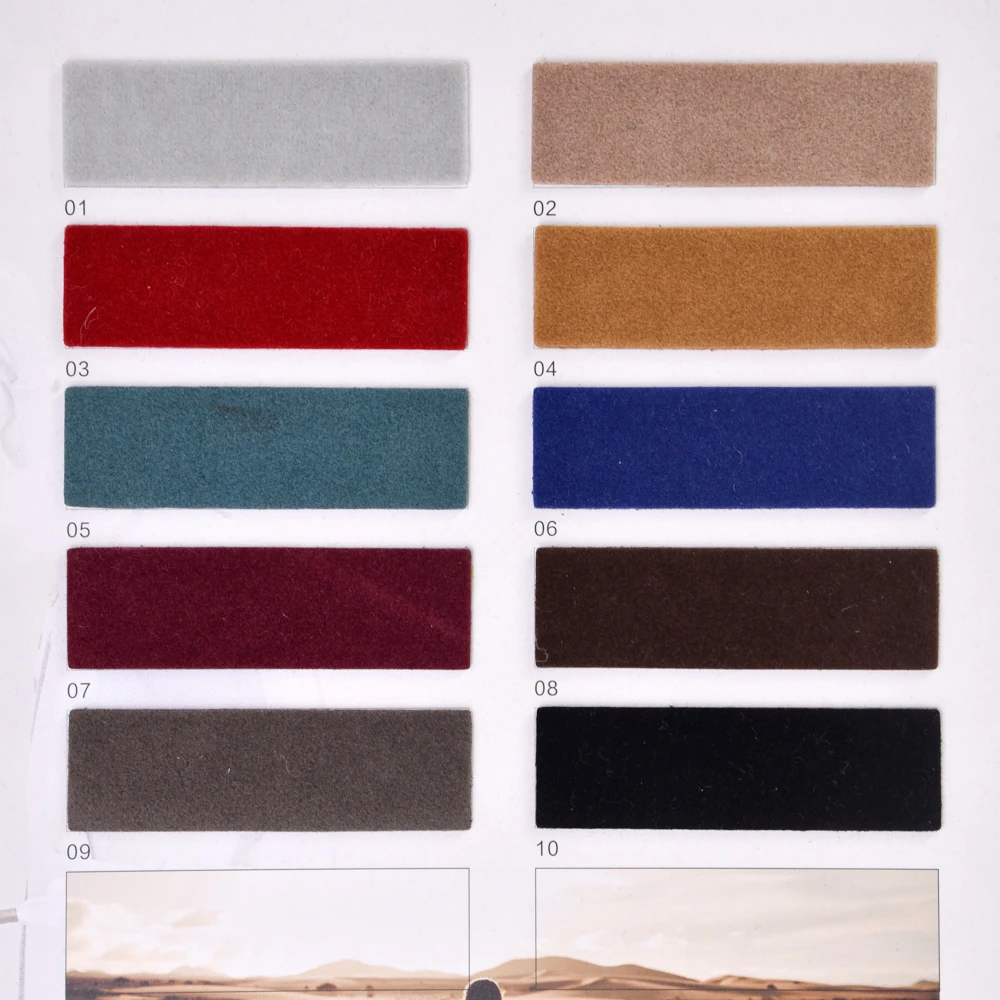 Tanned Imitation Cow Nubuck PU  Artificial Leather for shoe for bag Made in China exported to South America and Southeast Asia