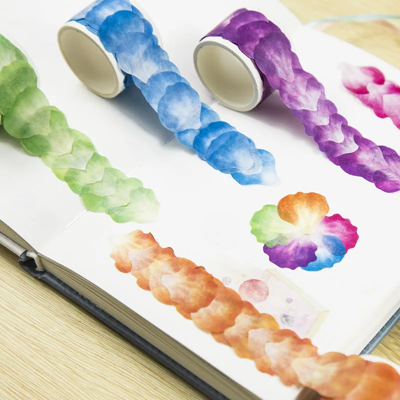 Tape Manufacturer Personal Design Self Adhesive Color Decoration Masking Paper Washi Tape Custom Printed