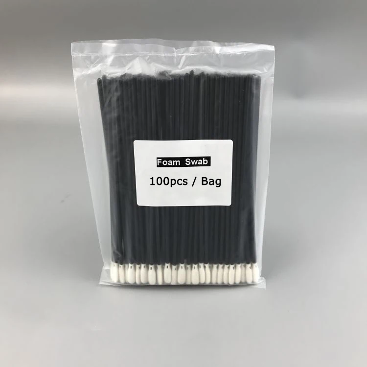 GI Long Plastic Cotton Bud Swabs Q Tip Cleaning Industrial Cleanroom Foam Swab