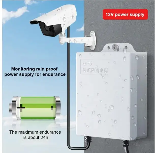 Uninterruptible Power Supplies 12v2a for Wi-Fi router network monitoring camera ac dc 12v adaptor