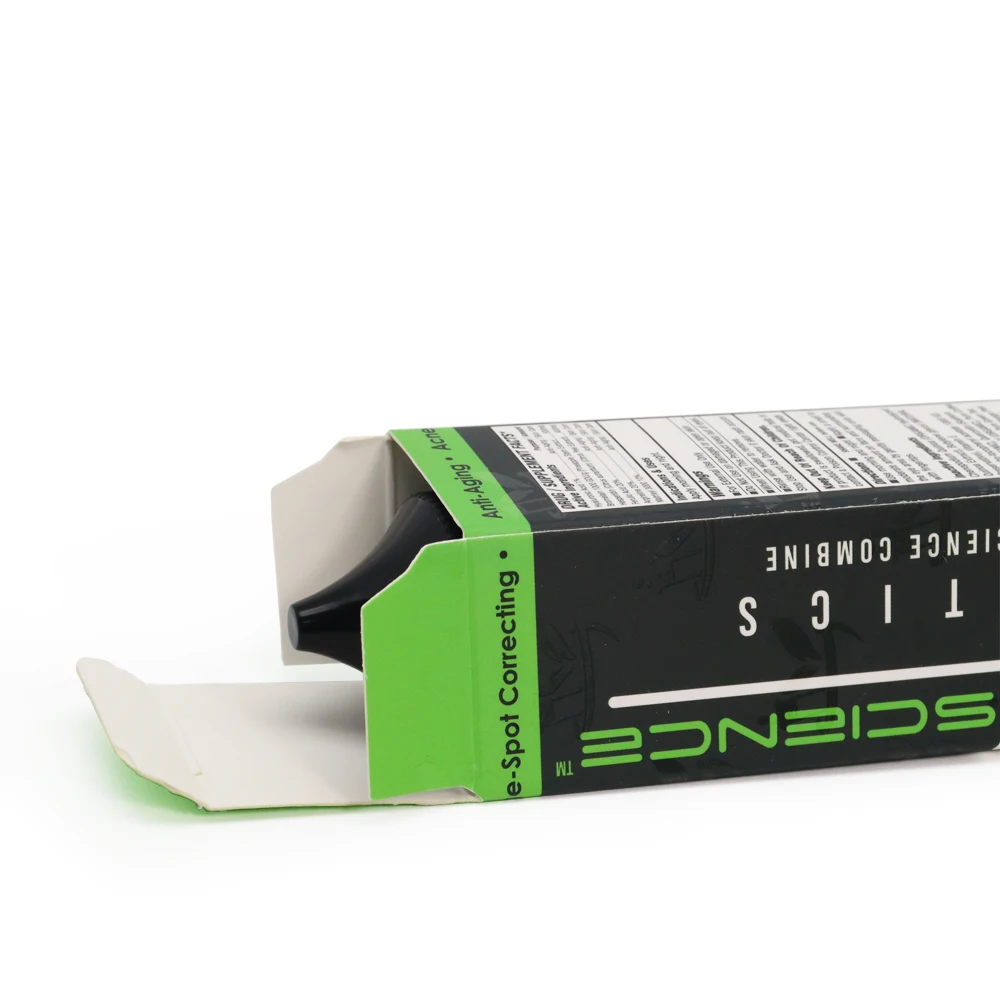 Custom 60ml 30ml Essential Oil Bottle Cosmetic Paper Packaging Folding Box Spot UV