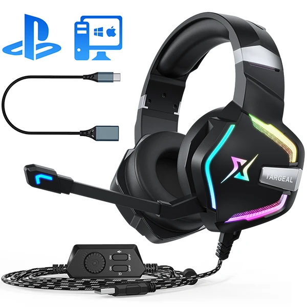 Wireless Smart Noise Cancelling Gaming Headset Black Suitable for All Phone Systems