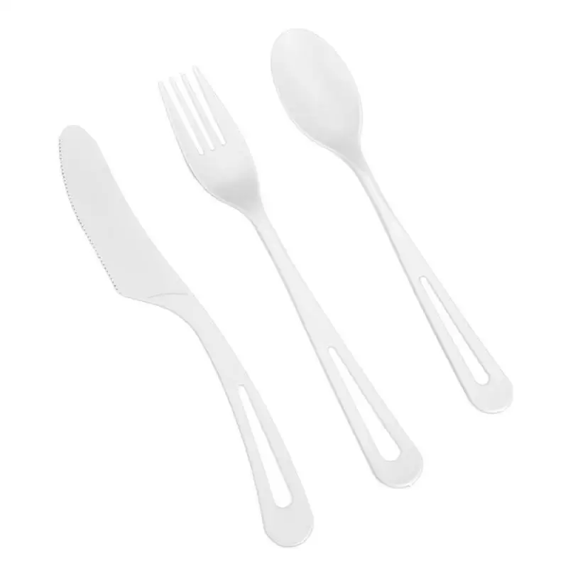 Good Value Plastic Knife Fork and Spoon pink Blue Suitable for Takeaway Packing
