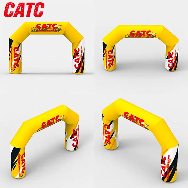 CATC Car Racing Model Inflatable Arch Outdoor Sports Used Gonflable Gate Inflable Manufacturer Price with Blower