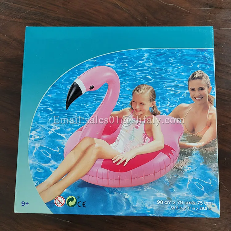 Manufacturers stock pink water floats flamingo floats inflatable swimming ring flamingo