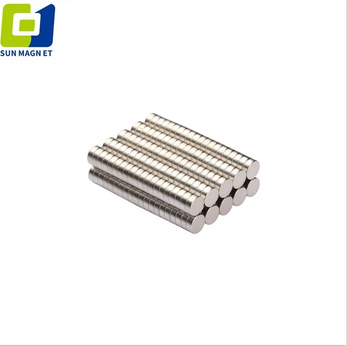 D12*2mm n35 disc neodymium magnet for clothes