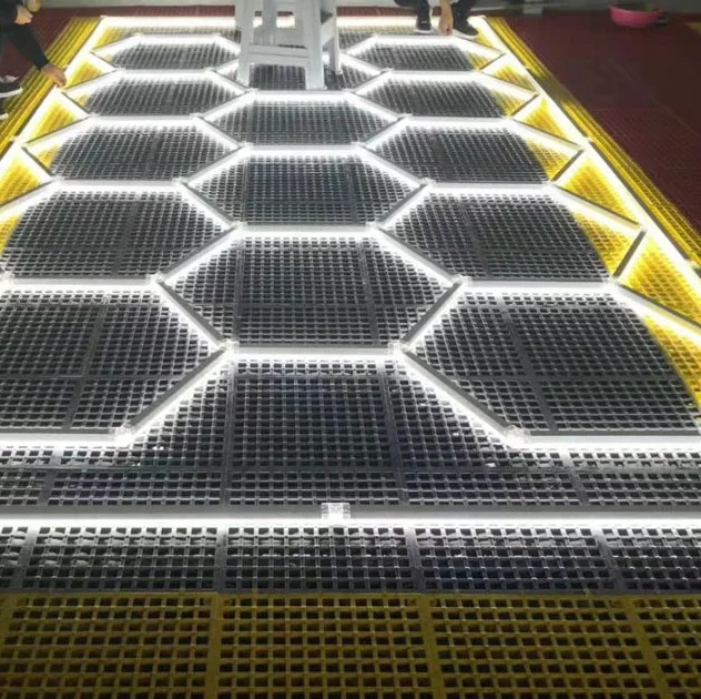 large hexagon lights garage lights wifi controlled dj rgb color