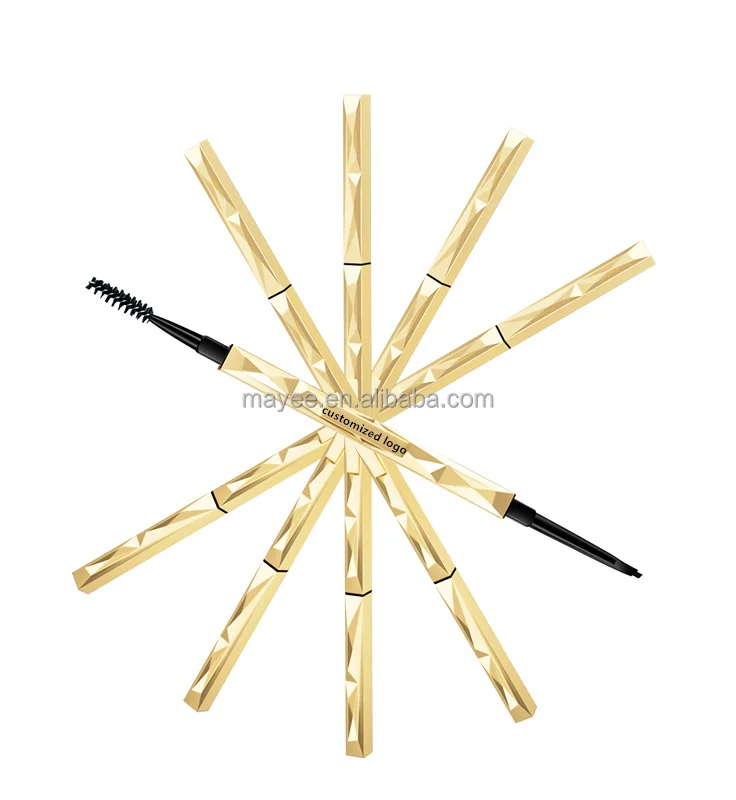 Make your own brand OEM 6 color private label eyebrow pencil