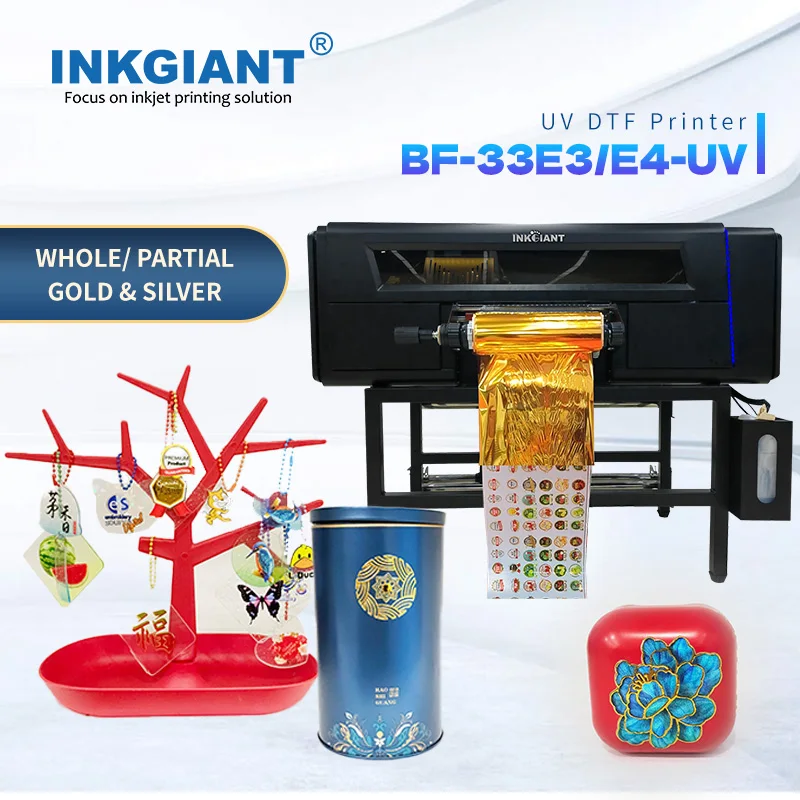 Цифровая печатная машина INKGIANT A2 TX800 высокого качества 42 см УФ dtf принтер горячего тиснения