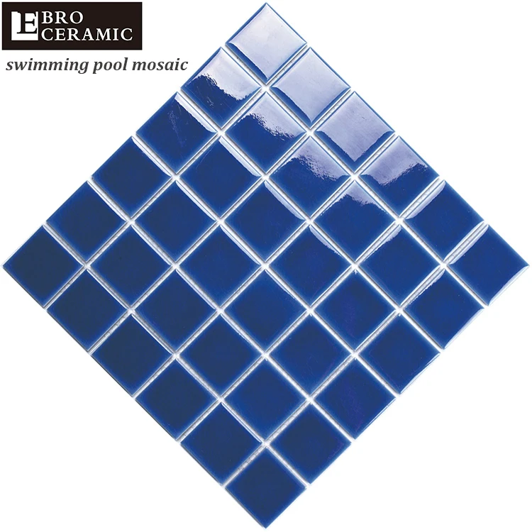 
Ice crackle design swimming pool broken ceramic crackle porcelain mosaic for outdoor pool decking E48L01 