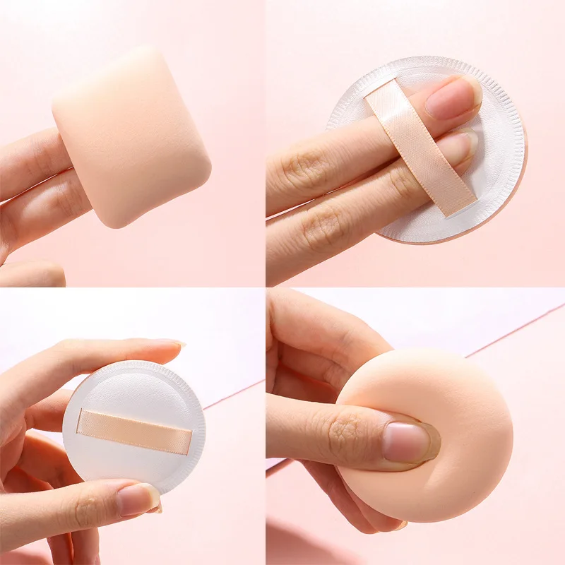 Foundation Air Cushion Cosmetic Puff Blush Cotton Candy Sponge Puff OEM Cosmetic Puff for Makeup