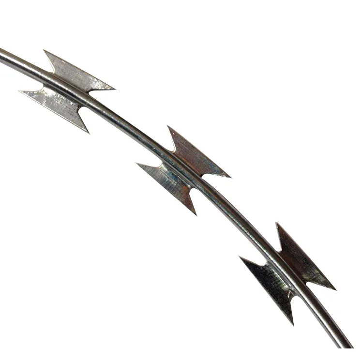 BTO-18 Type Industry Grade High Quality Razor Barbed Wire Hot Dipped Galvanized Security Concertina Razor Wire