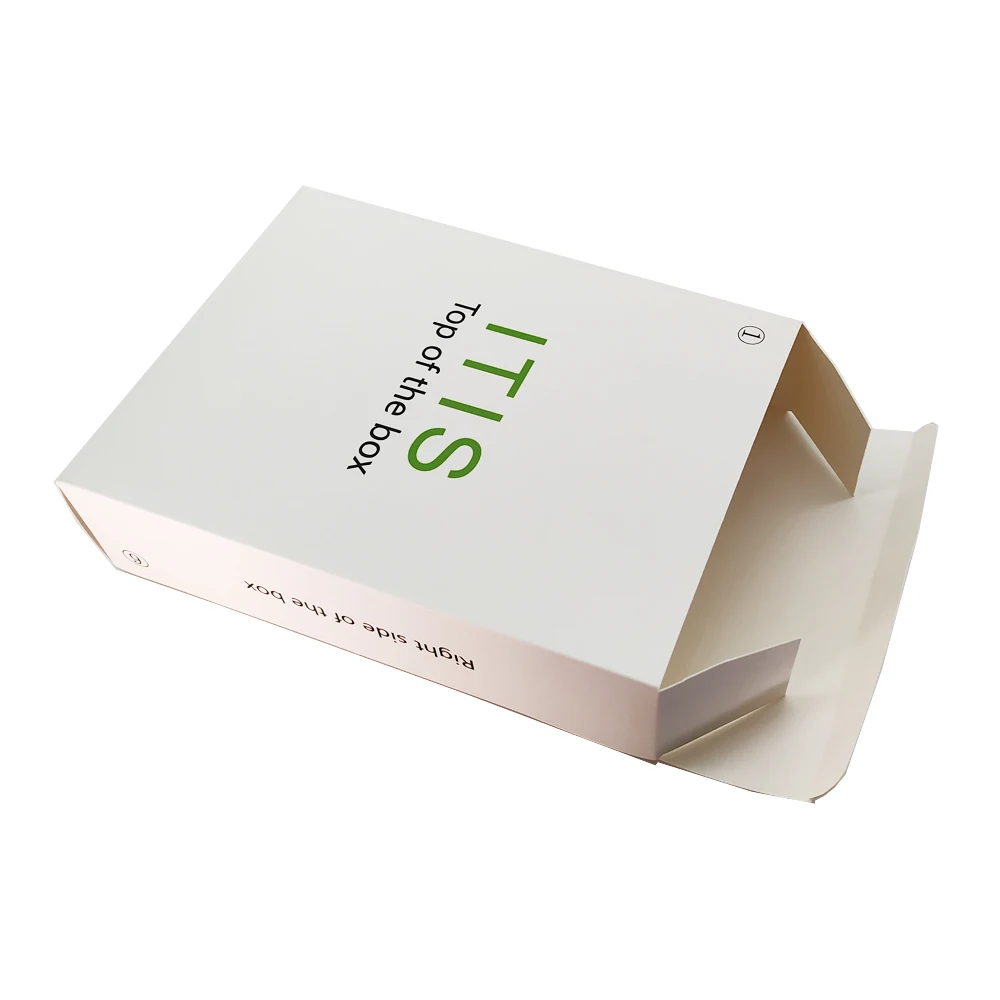 Custom logo matte black corrugated shipping box