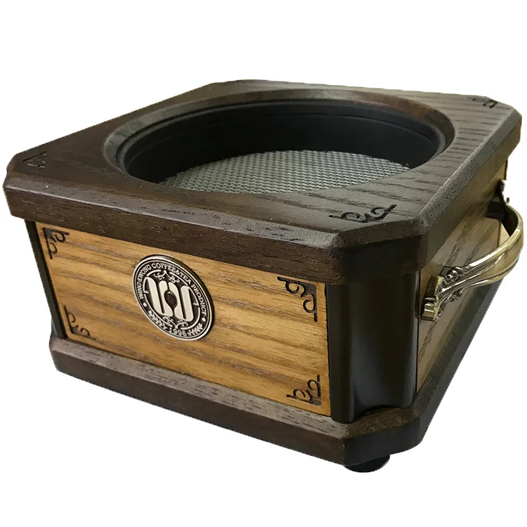 New Brand Retro Style High-end Small Electric Home Coffee Bean Roasting Cooler With Solid Wood or Log Design For Household Use