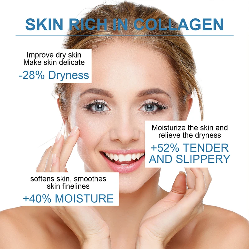 VE Glowing Skin Crystal Collagen Hydrogel Firming Moisturizing Whitening With Hyaluronic Acid Serum Face Sheet Mask