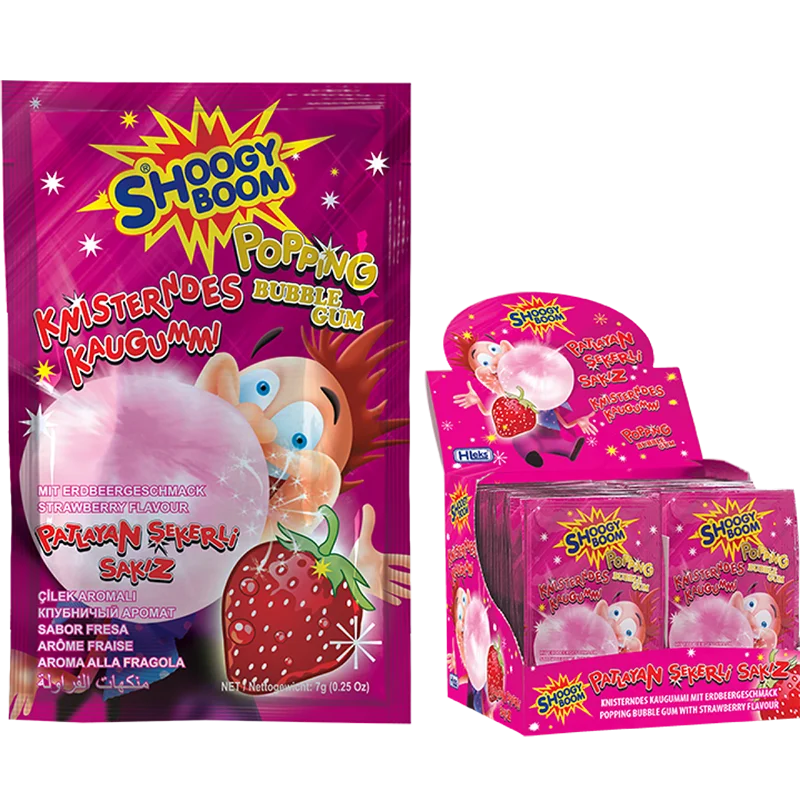 
High quality Popping Candy with bubble gum 